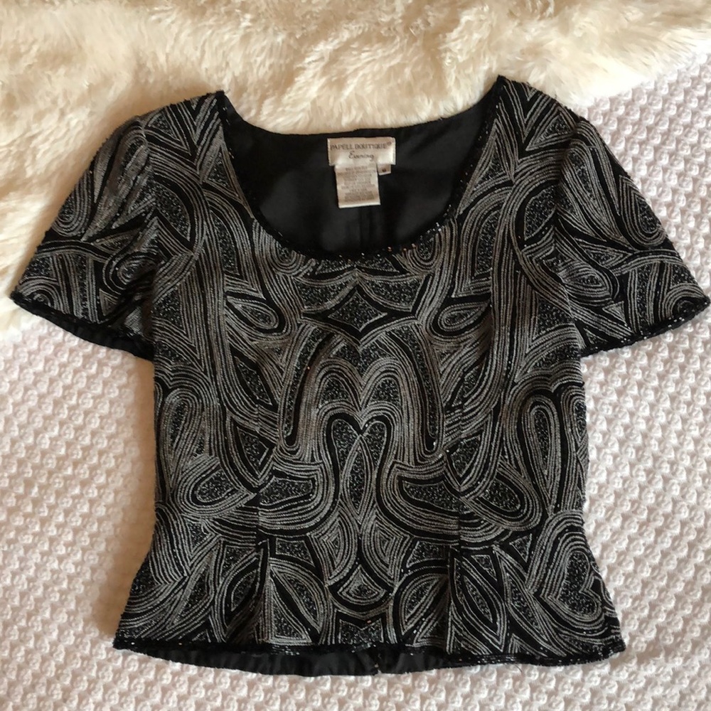 Paper Boutique Evening Beaded Top